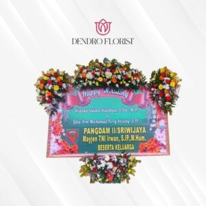 Bunga Papan Wedding