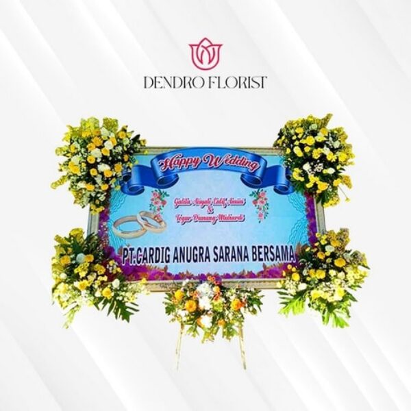 Bunga Papan Wedding